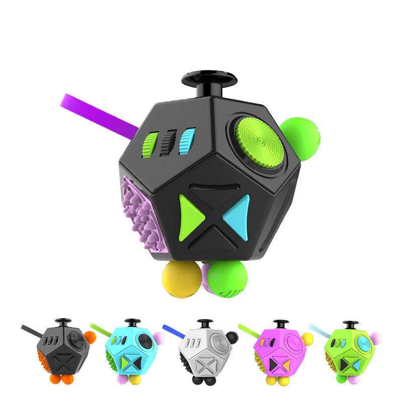 12-sided fidget cube wholesale toy